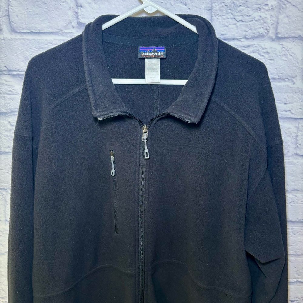 Vintage Patagonia Synchilla Men’s Full Zip Fleece Jacket logo outdoor XL